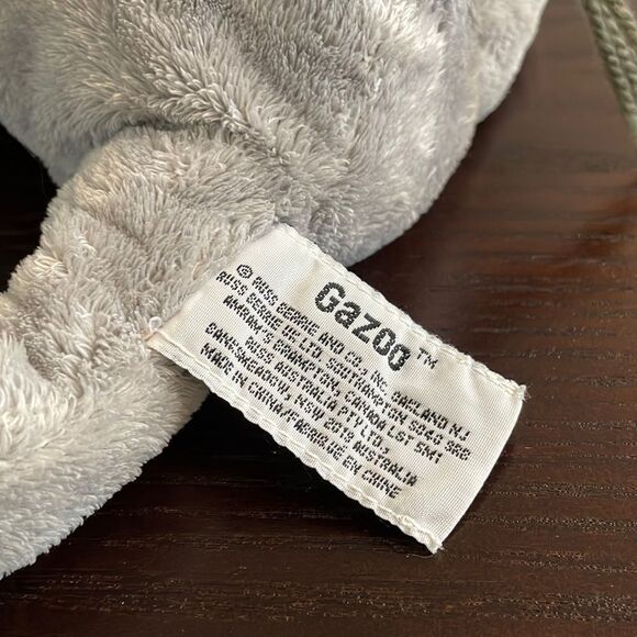 Russ Berrie Lil Peepers Gazoo The Grey Elephant 10" Stuffed Animal Plush Toy - Picture 5 of 8